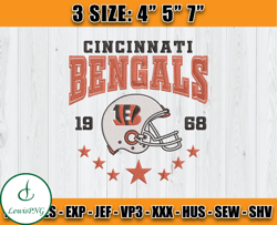 Cincinnati Bengals Football Embroidery Design, Brand Embroidery, NFL Embroidery File, Logo Shirt 51
