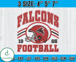 Atlanta Falcons Football Embroidery Design, Brand Embroidery, NFL Embroidery File, Logo Shirt 66