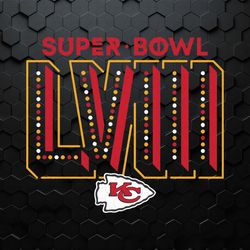 Super Bowl Lviii Kansas City Chiefs Logo SVG