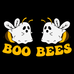 Funny Boo Bees Halloween Ghost SVG