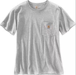 Women's WK87 Workwear Pocket SS T-Shirt, Heather Gray