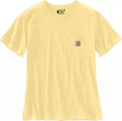 Women's WK87 Workwear Pocket SS T-Shirt, Pale Sun