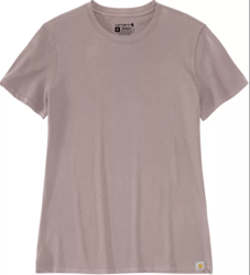 Women's Crewneck T-Shirt , Color: Mink