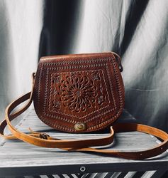 Morocco leather bag , leather bag for women,handmade bag
