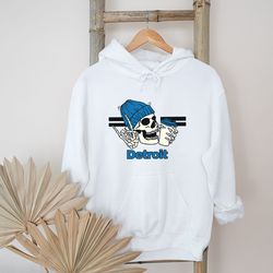 Skeleton Detroit Lions Football Hoodie Custom Hoodie