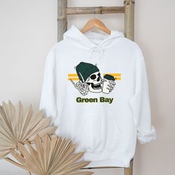 Skeleton Green Bay Packers Football Hoodie Custom Hoodie