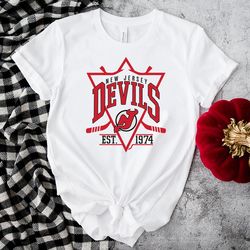New Jersey Devils Est 1974 Hockey Team Shirt
