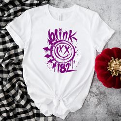 Retro Blink 182 2024 Tour Smiley Face Shirt
