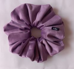 Velvet Tulip Scrunchie in Violet
