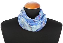 Original PAVLOVO POSAD SHAWL, Silk scarf, size 65x65 cm, 10006-13
