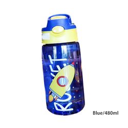 Children's Plastic Water Bottle - Capacity Drinking Cup for Students