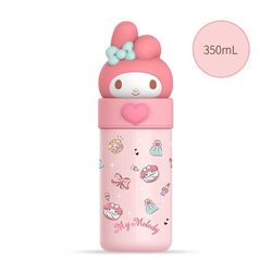 350ml Sanrio Hello Kitty Stainless Steel 316 Thermos - Kawaii Kuromi Cinnamoroll Melody Kids Vacuum Flask Water Bottle T