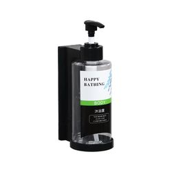 Hotel Shampoo and Shower Gel Separate Bottles - Wall-Mounted, No Punching - Hand Sanitizer Boxes - Wall-Mounted Manual S