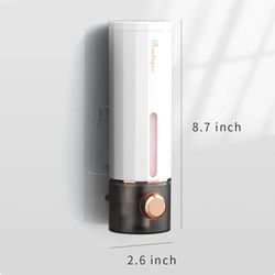 Non-Perforating Soap Dispenser - Hand Sanitizer Wall Hanger - Press Dispenser - Home Hotel Shower Gel Shampoo Box - Wal