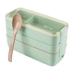 Kids Bento Box - Leakproof Lunch Containers - Cute Lunch Boxes for Kids - Chopsticks - Dishwasher Microwave Safe Lunch F