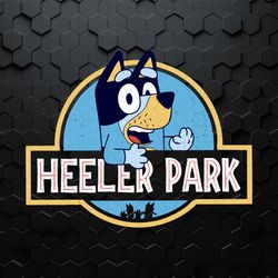 Funny Bluey Heeler Park Bandit Heeler SVG