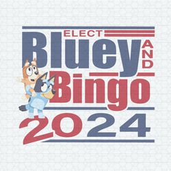 Funny Elect Bluey And Bingo 2024 PNG