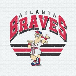 Atlanta Braves Mascot Baseball SVG