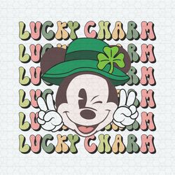 Lucky Charm Mickey Mouse SVG