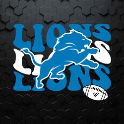 Detroit Lions Football SVG Digital Download