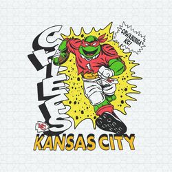 Funny Kansas City Chiefs Football SVG