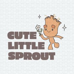 Baby Groot Cute Little Sprout SVG