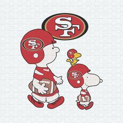 Snoopy The Peanuts San Francisco 49ers SVG