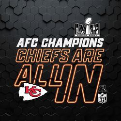 2023 Afc Champions Chiefs Are All In SVG