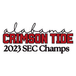 Alabama Crimson Tide Sec Champs SVG