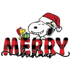 Snoopy Merry Christmas SVG Snoopy SVG Christmas SVG Santa Hat SVG Santa Claus SVG