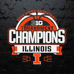 Illinois Big 10 Tournament Champions Mens Basketball SVG