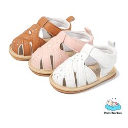 Outdoor Infant Baby Girls Boys Summer PU Leather Baby Sandals Shoes