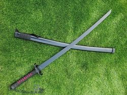 Katana talwar Handmade Masterpiece Samurai Japanese Katana Sword, Monogram Sword, Custom Sword, Personalized Sword, Engr