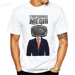 Propaganda Media Television Adult T Shirt For Men