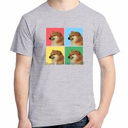 Cheems Doge Cover Printed Cotton T Shirt For Men