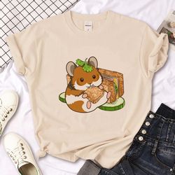 The Cartoon Hamster Designer T-shirt For Women 24