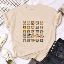 The Cartoon Lovely Hamster Designer T-shirt For Women