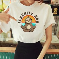 The Sloth Comic Designer T Shirts For Women