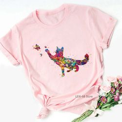The Cat Designer T-Shirts For Women