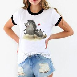 The Cute Hedgehog Lovely Cartoon T Shirts For Women
