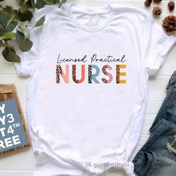 The Funny Nurse Letter Print T -Shirt 24