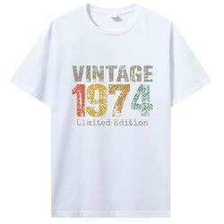 The Summer Vintage Cotton Short T- Shirts For Women 24