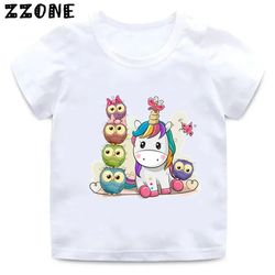 The Fashion Unicorn Girl T -Shirt Children Cute 2k24