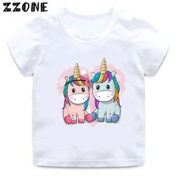 Fashion Unicorn Girl T -Shirt Children So Cute 2k24
