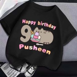 Pusheen Kids Casual Cotton T-shirt Boys Fashion