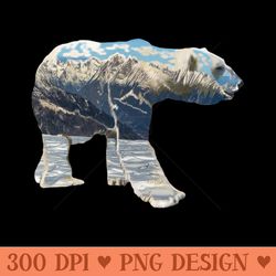 tundra polar bear - png download pack - customer support