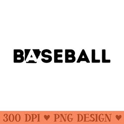 baseball (light shirt) - downloadable png - convenience