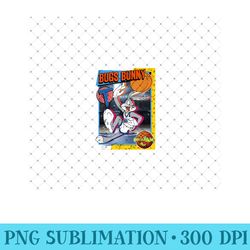 space jam classic bugs bunny basketball card - unique sublimation patterns
