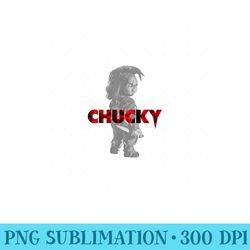 childs play chucky red accent logo - png graphics