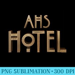 american horror story hotel 3d logo - high quality png files